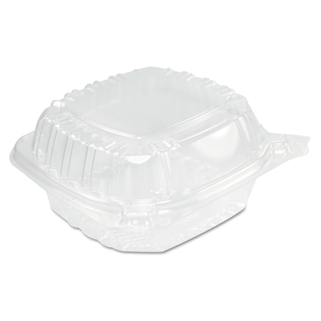 Dart ClearSeal Hinged Clear Containers, 13.8oz, Plastic, 5.4x5.3x2.6, PK500 C53PST1
